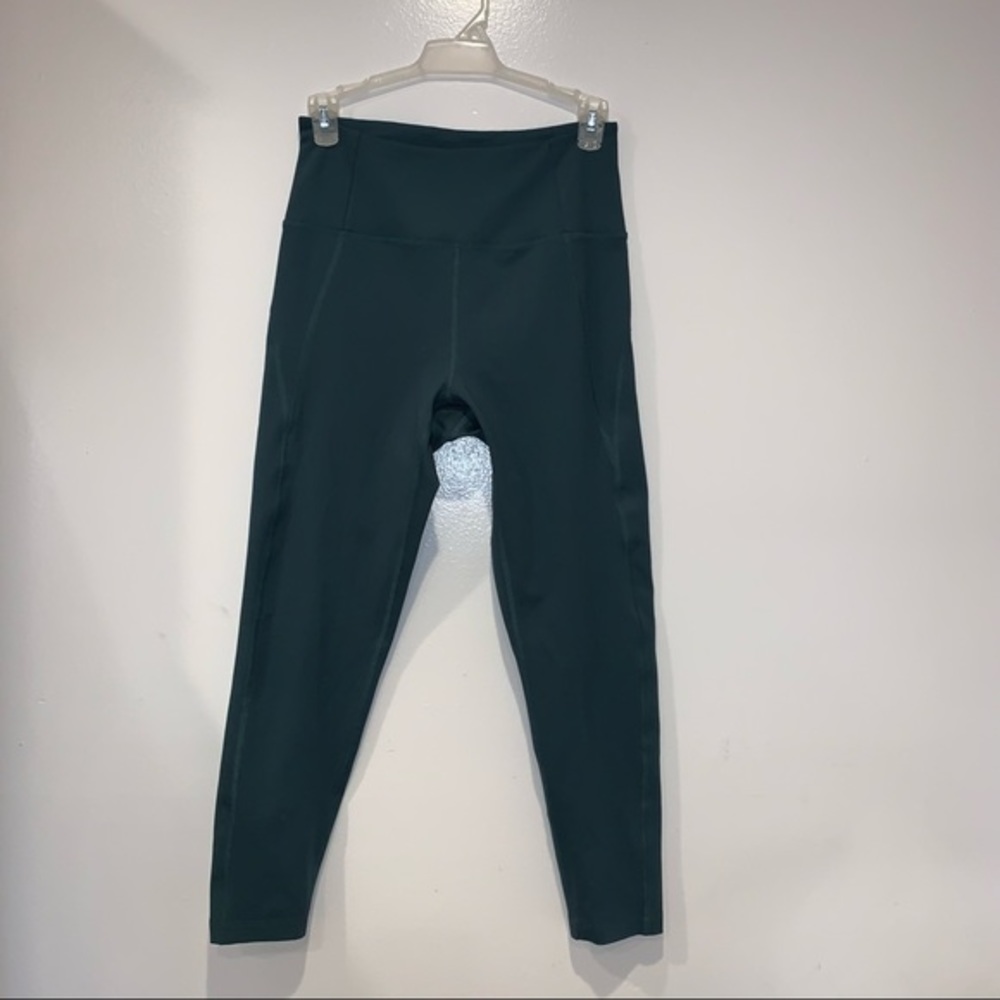 Girlfriend Collective Compressive High Rise Legging In Moss Green - Picture 11 of 13